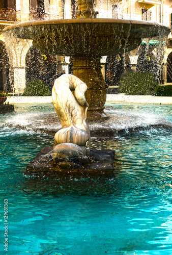 particolare dell'artistica fontana del duomo di Cava De Tirreni 4 photo