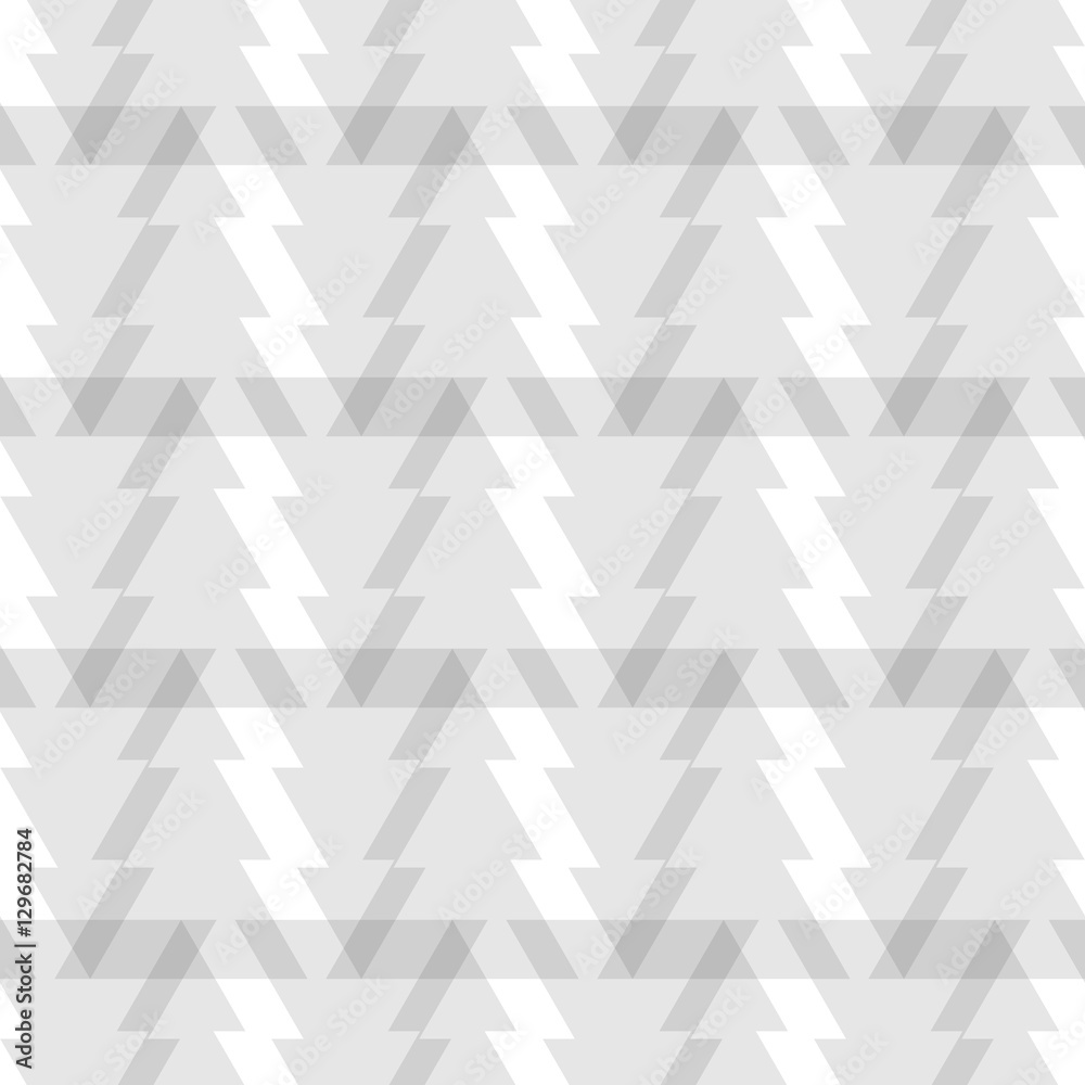 Fototapeta premium Vector seamless pattern. Modern stylish texture. Gray geometric ornament