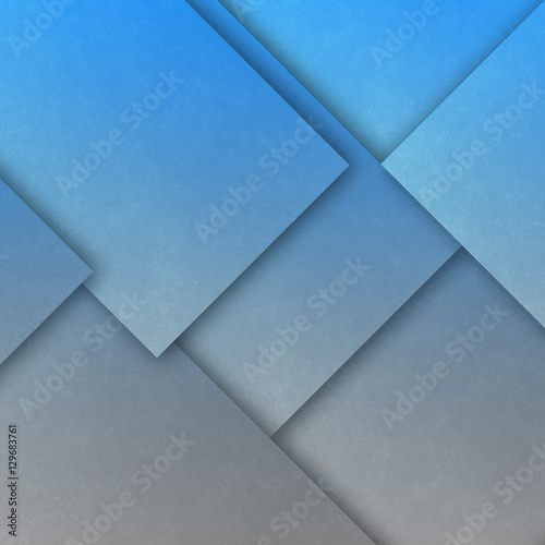 Material design wallpaper. Real paper texture. Gray shades and blue