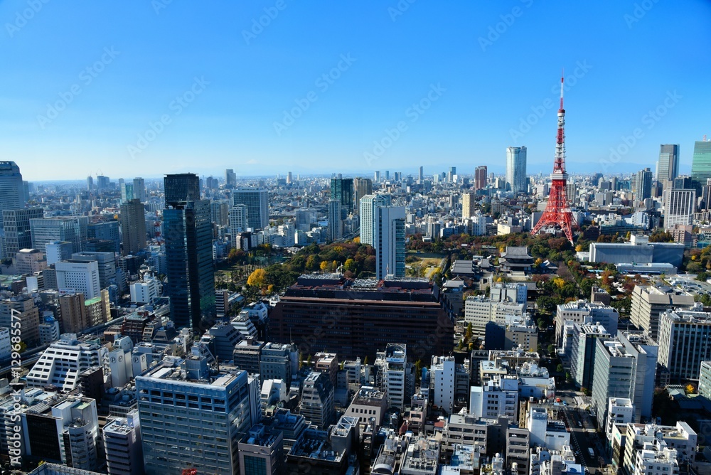 Naklejka premium 東京の風景
