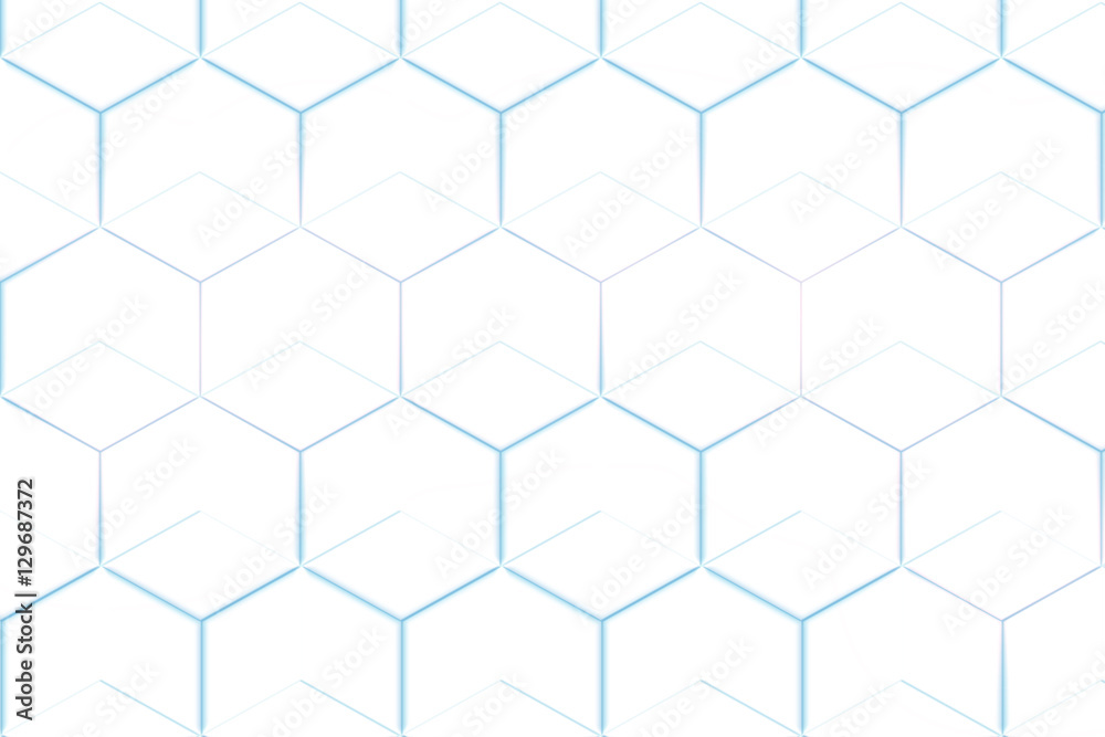 Blue white hexagonal abstract background mosaic design Blue white hexagonal abstract background mosaic design