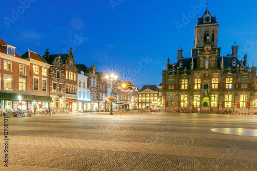 Delft. Market Square.