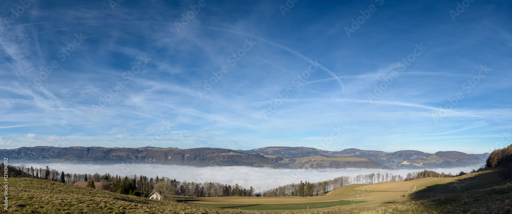 Obraz premium Panorama Himmel Natur Nebel