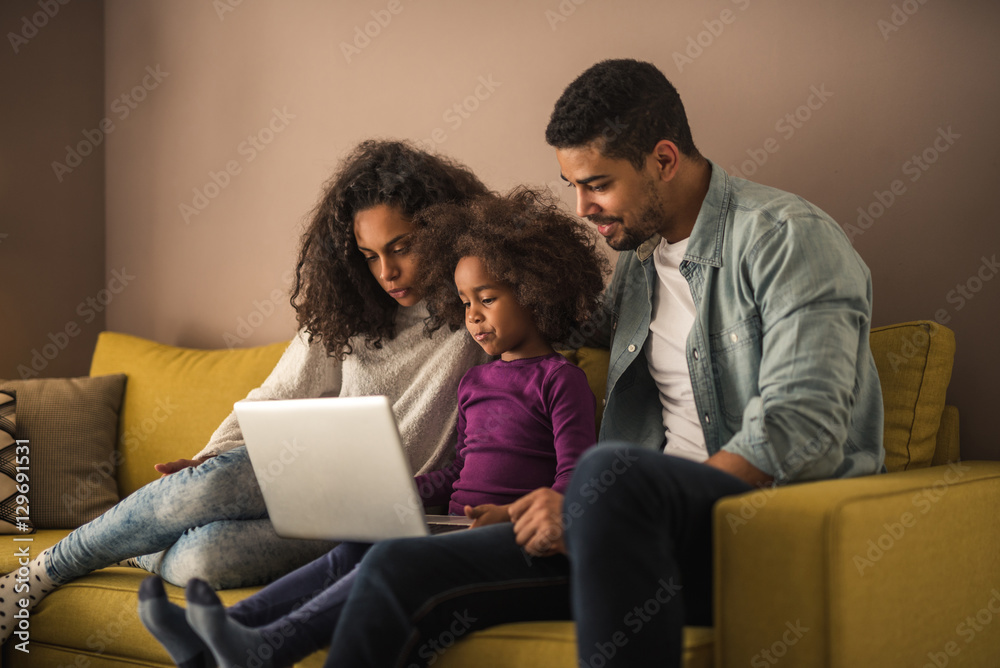 Watching cartoons together Watching cartoons together