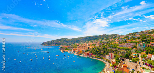 Villefranche-sur-Mer Panorama, Frankreich