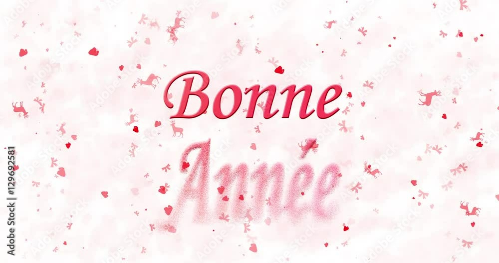 Happy New Year text in French Happy New Year text in French