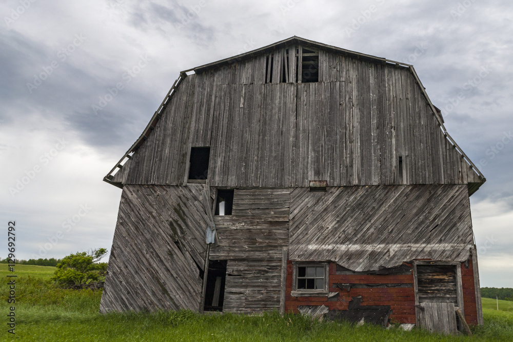 old neglected barn
