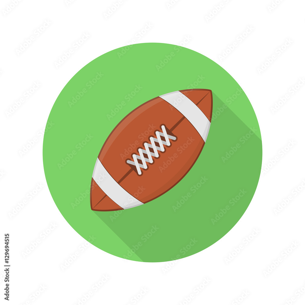 American football ball icon. American football ball icon.