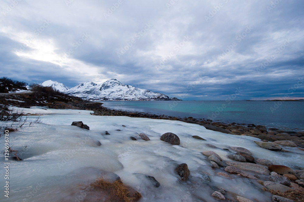 Coast of the Norwegian Sea.Tromso