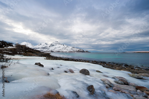Coast of the Norwegian Sea.Tromso © belov3097