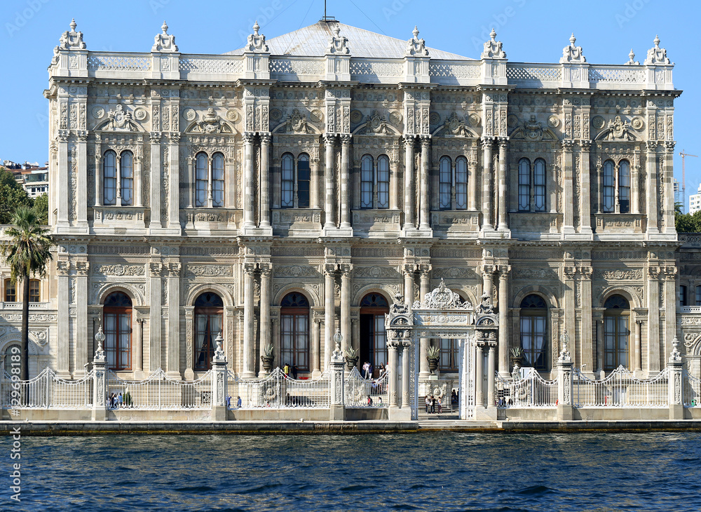 Beautiful historic Dolmabahce Palace