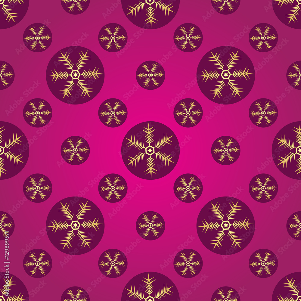 Winter pink and purple seamless pattern Winter pink and purple seamless pattern