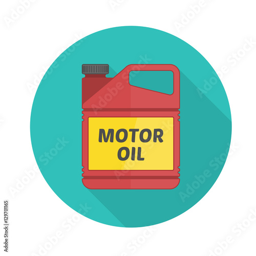 Motor oil vector icon.