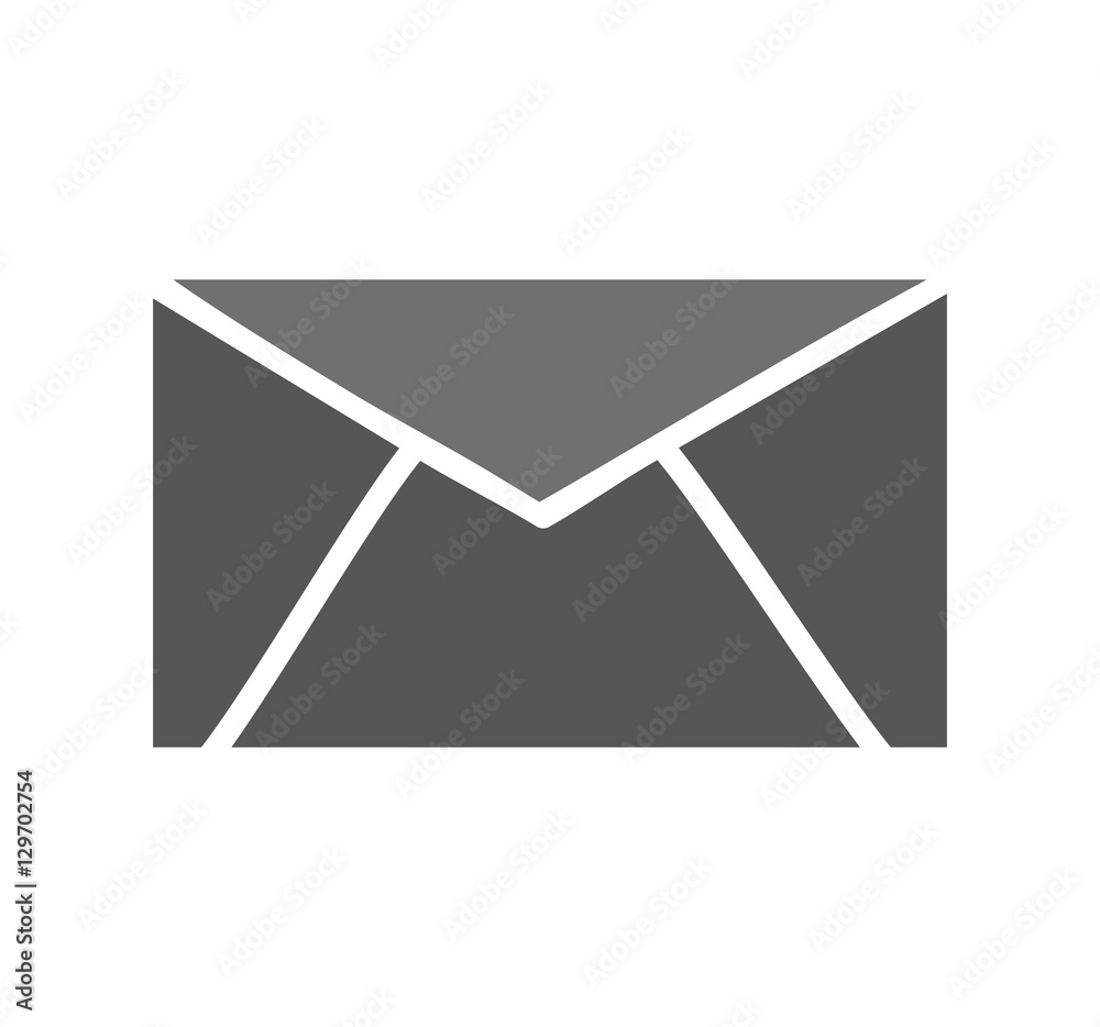 envelope mail flat icon vector illustration design envelope mail flat icon vector illustration design