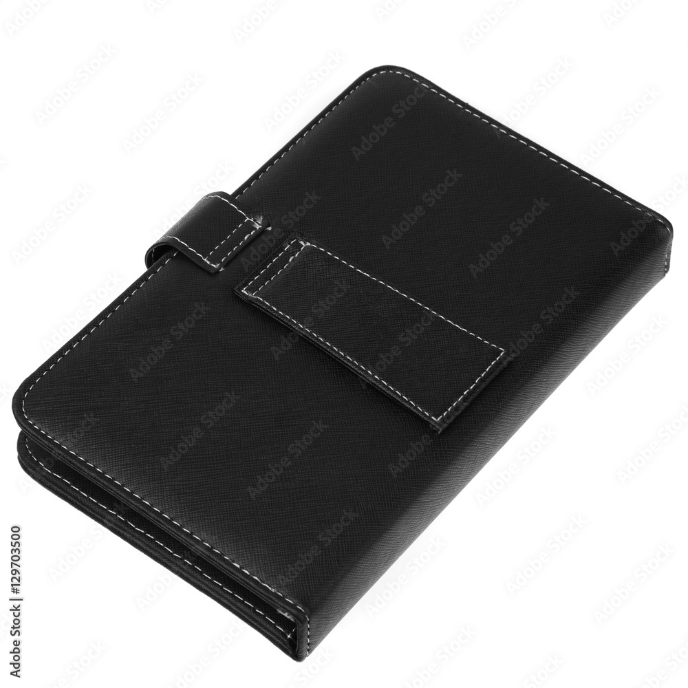 Tablet etui cover black closed back support Tablet etui cover black closed back support