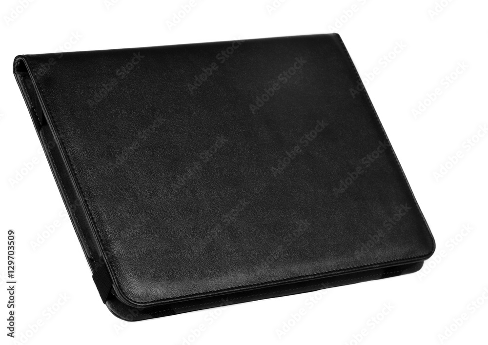 Tablet etui cover black closed front Tablet etui cover black closed front