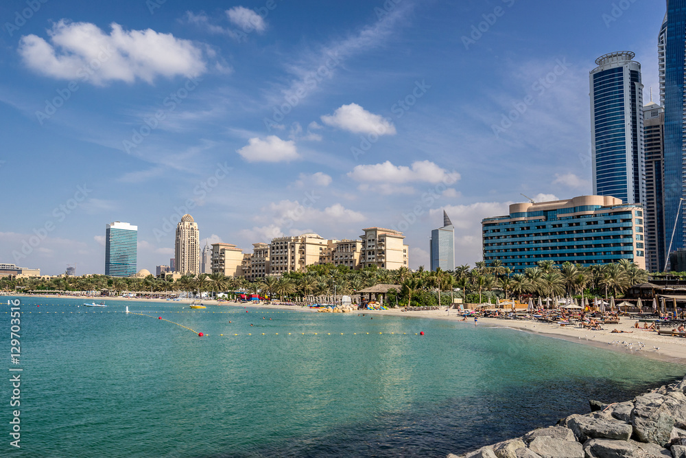 Obraz premium Barasti beach in Dubai