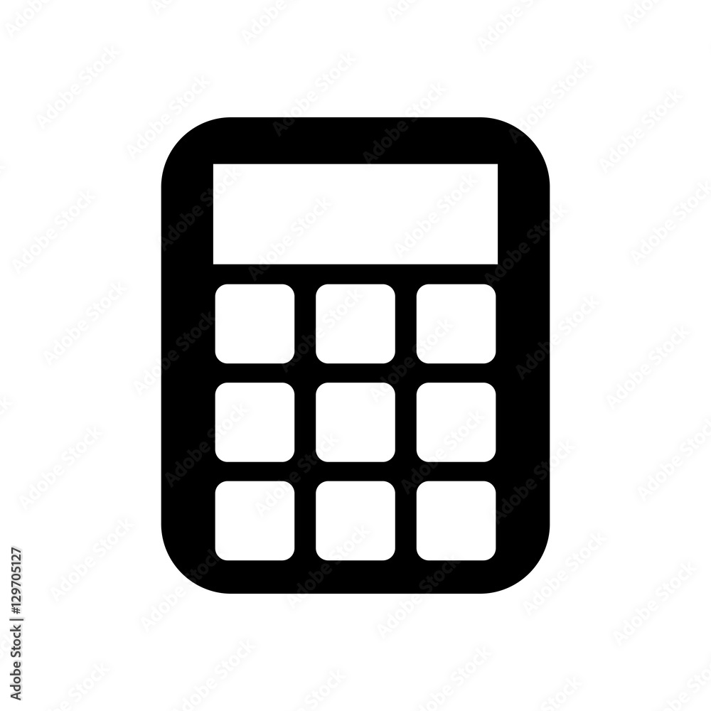 calculator math isolated icon vector illustration design calculator math isolated icon vector illustration design
