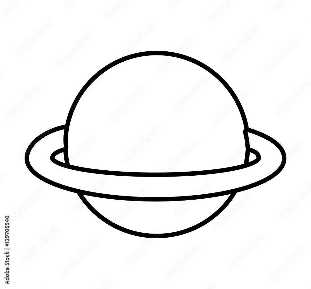 saturn planet isolated icon vector illustration design saturn planet isolated icon vector illustration design