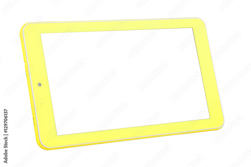 Tablet yellow front horizontal Tablet yellow front horizontal