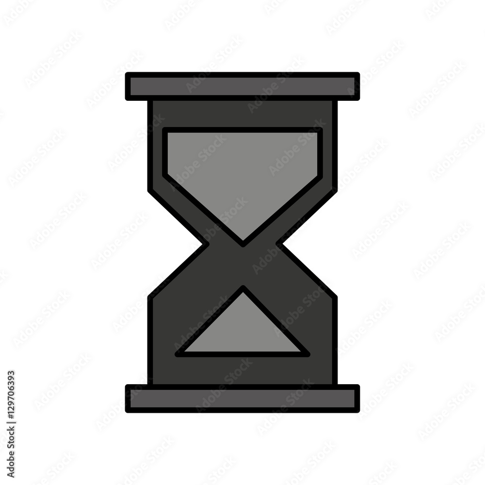 hourglass watch isolated icon vector illustration design hourglass watch isolated icon vector illustration design