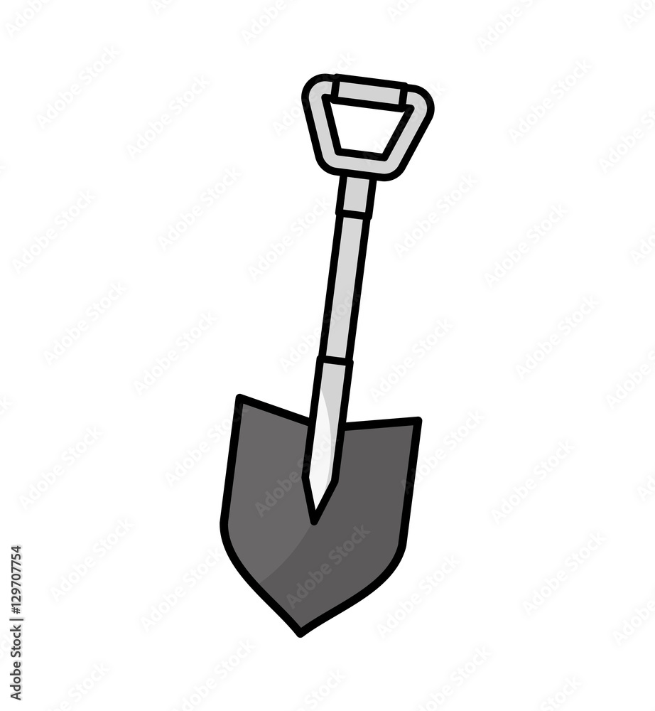 shovel tool isolated icon vector illustration design shovel tool isolated icon vector illustration design