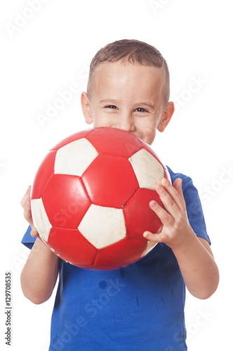 Happy soccer player © kirillica