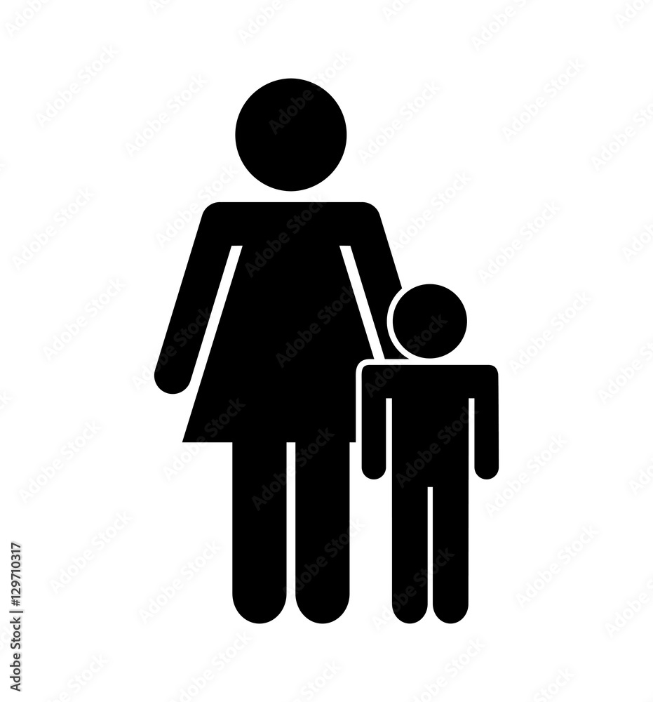 family parents silhouette isolated icon vector illustration design family parents silhouette isolated icon vector illustration design