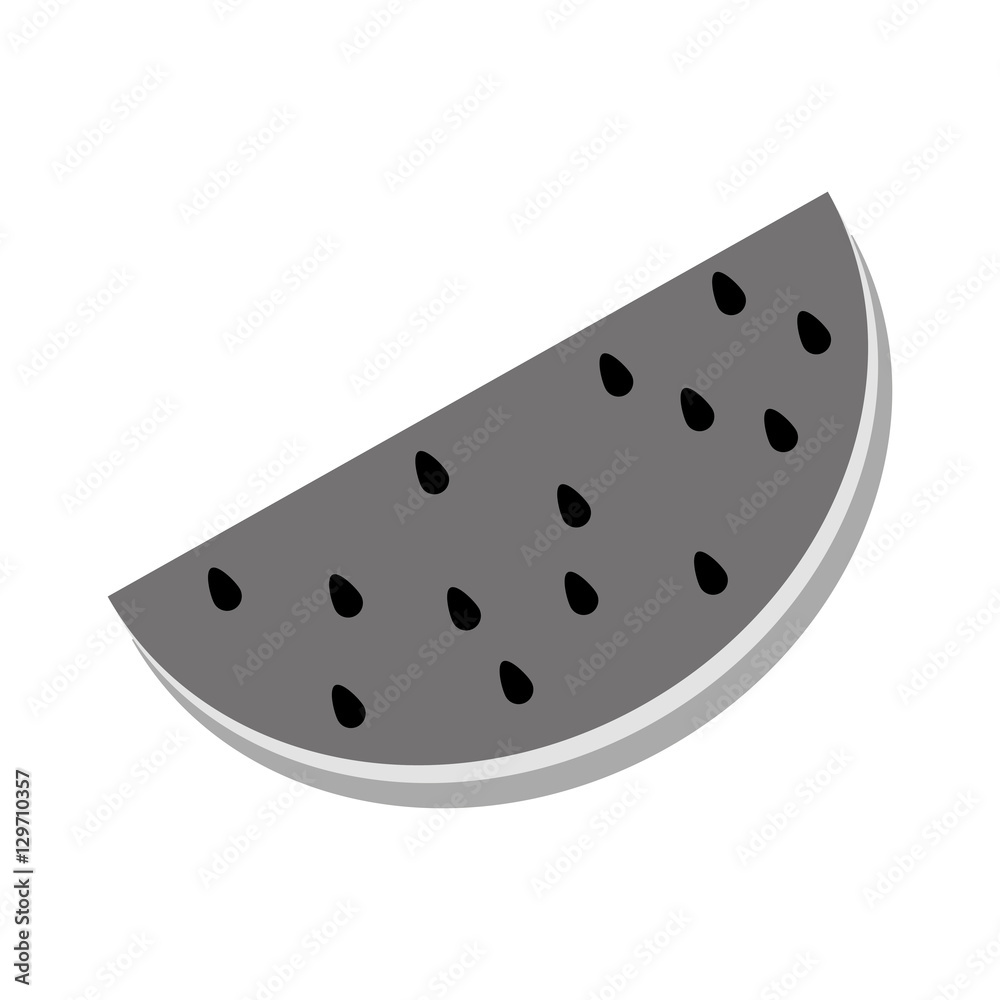 Fresh watermelon fruit icon vector illustration graphic design