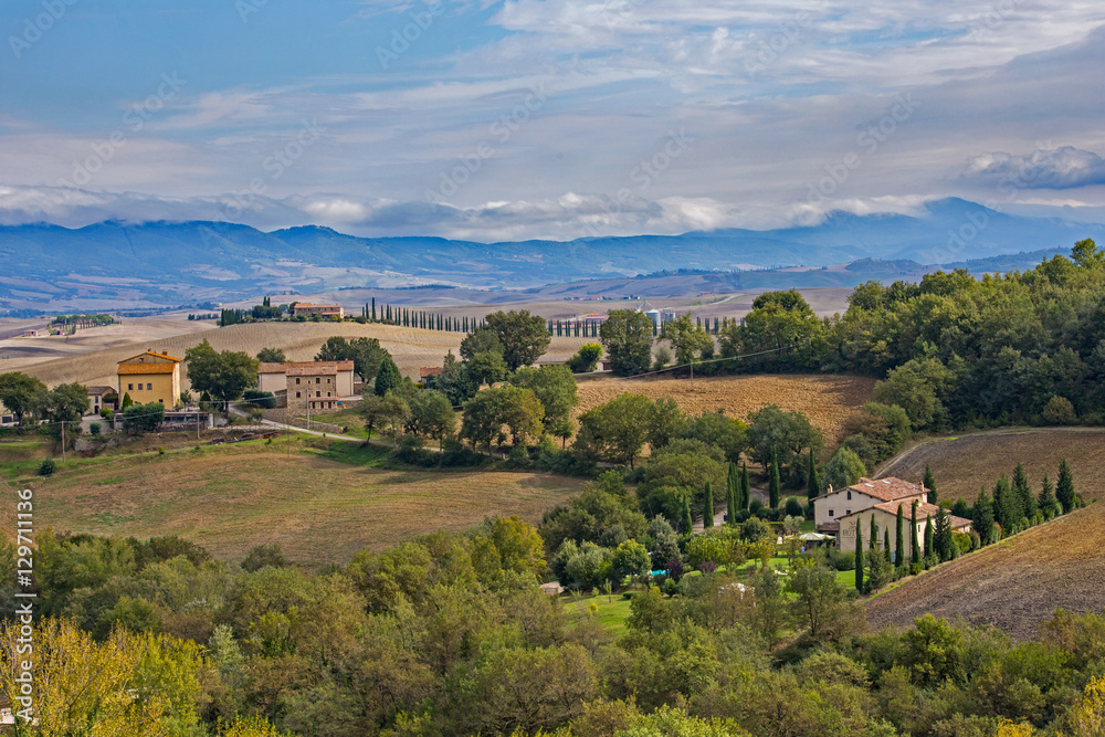 typisches toskanisches Landschaftsbild