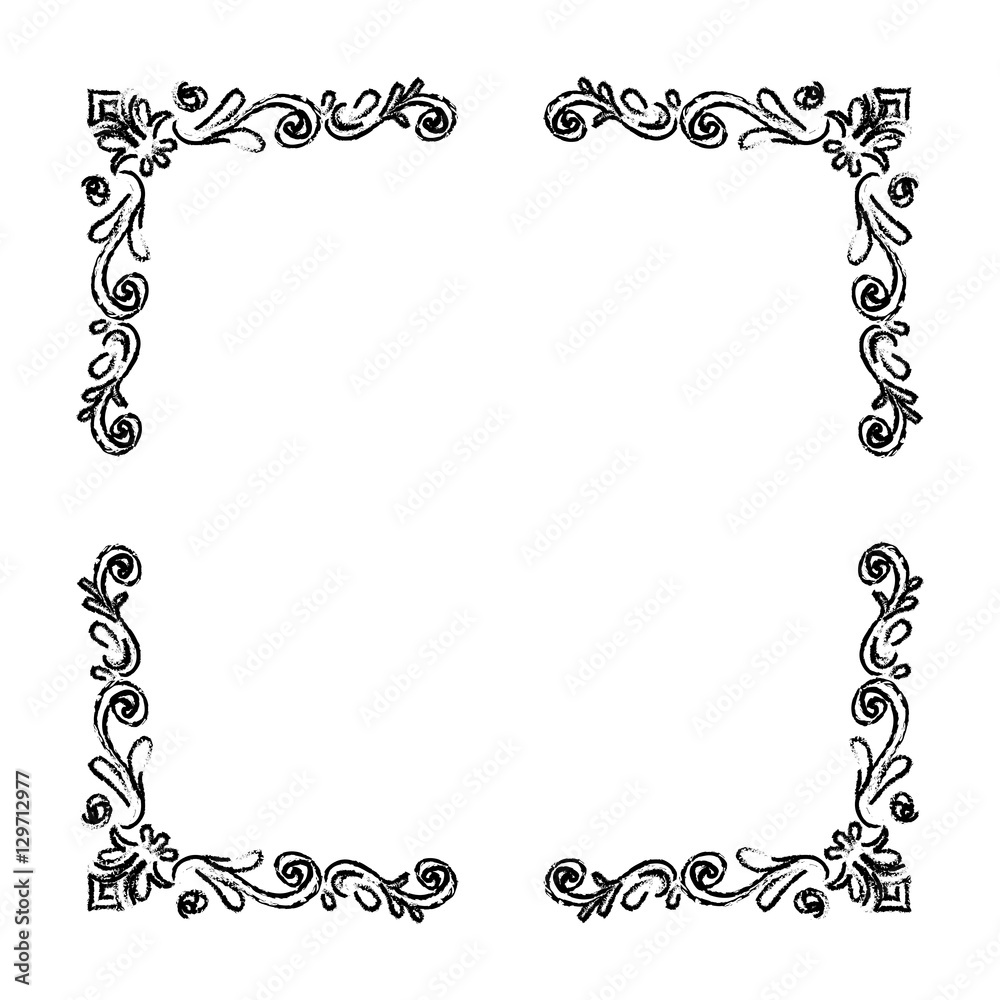 Ornamental border insignia icon vector illustration graphic design Ornamental border insignia icon vector illustration graphic design