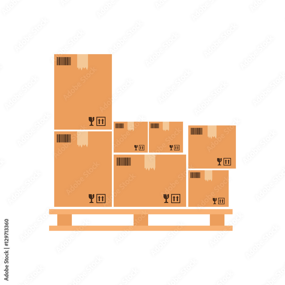 Delivery box shipping icon vector illustration graphic design Delivery box shipping icon vector illustration graphic design