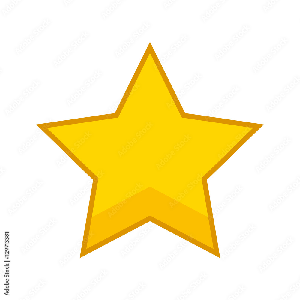 golden star award icon vector illustration design golden star award icon vector illustration design