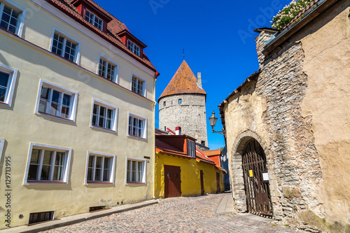 Fortress towers in Tallinn