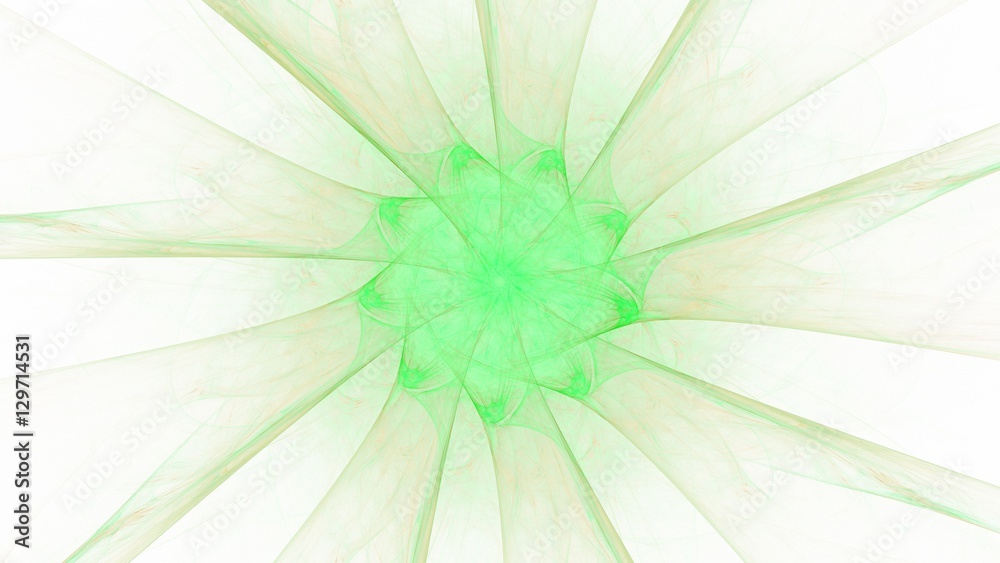 Obraz premium Pastellgrüner strahlenfürmiger Hintergrund