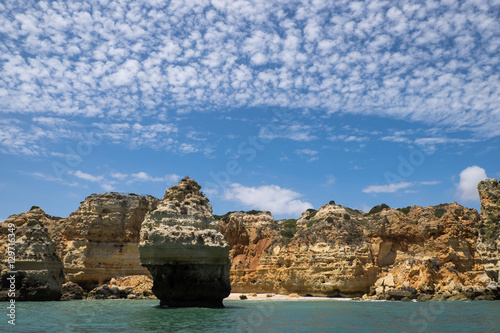 Algarve Küstenlinie bei Benagil