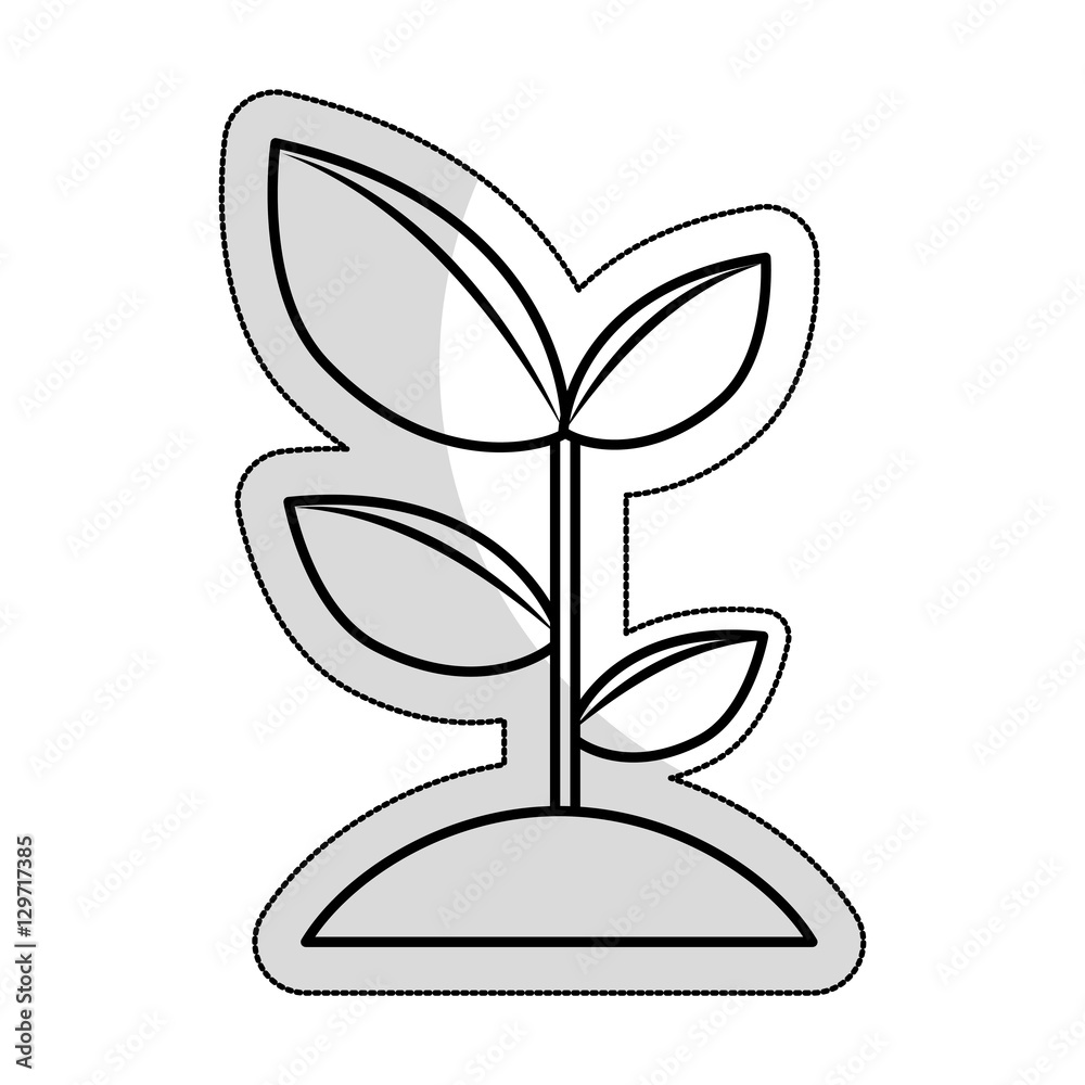 plant ecology isolated icon vector illustration design