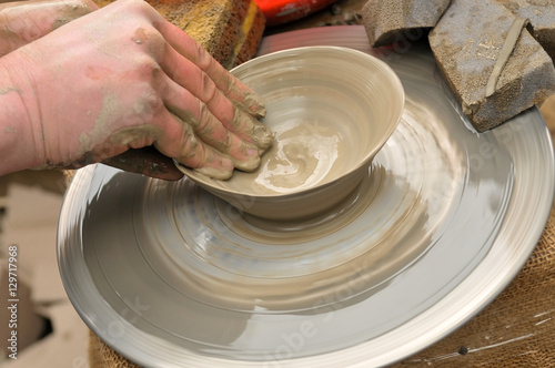 handmade ceramic pot