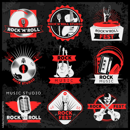 Dark Music Label Set