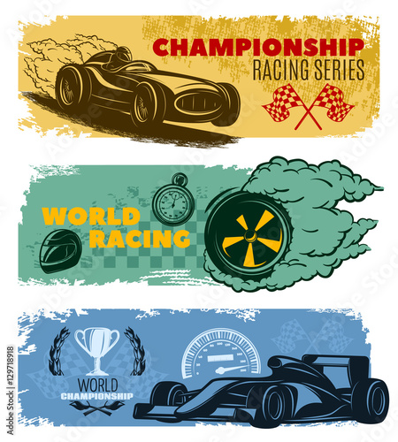 Racing Banner Set
