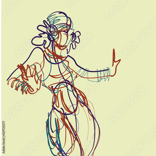 tribal fusion gypsy dancer