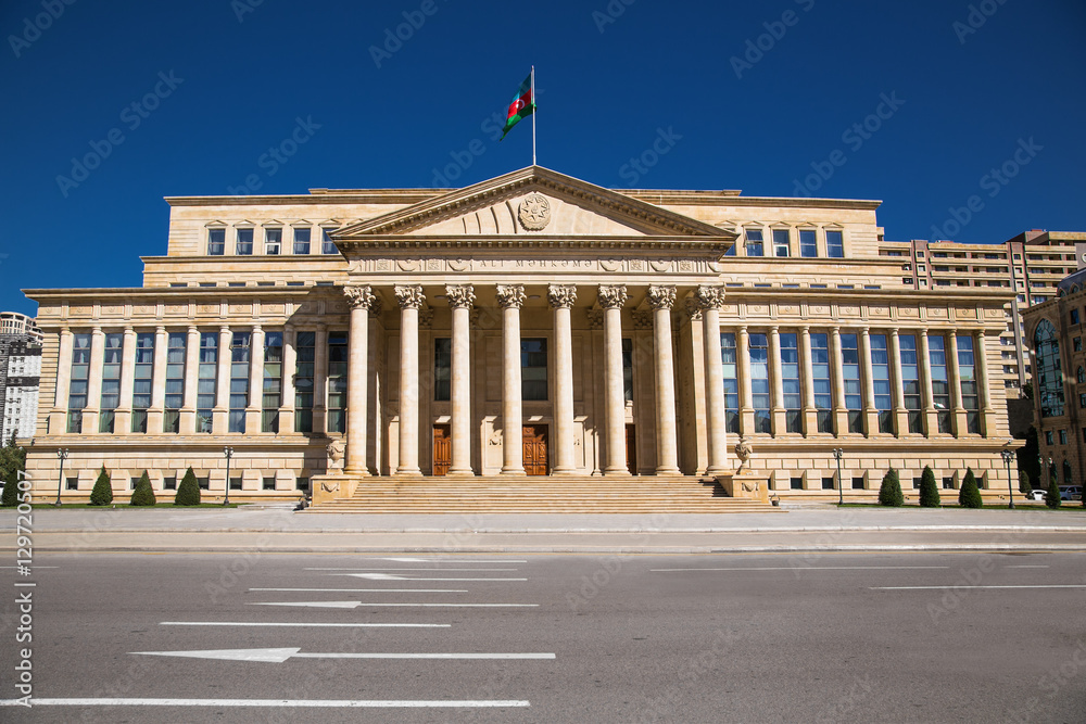 Supreme Court of the Republic of Azerbaijan in Baku. Azerbaijan.