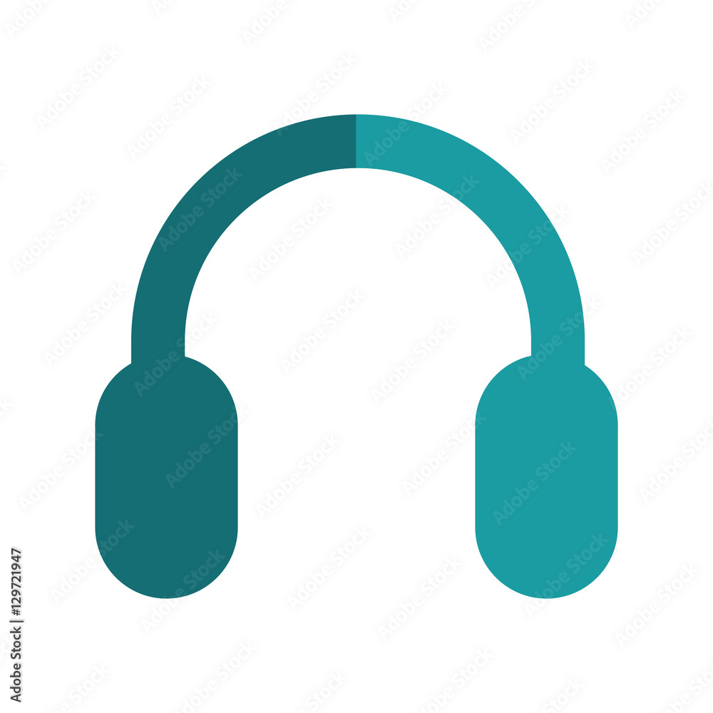 headset audio device isolated icon vector illustration design headset audio device isolated icon vector illustration design