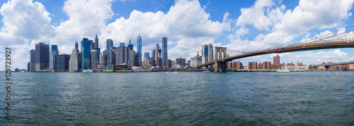 Brooklyn Bridge and Manhattan Panorama
