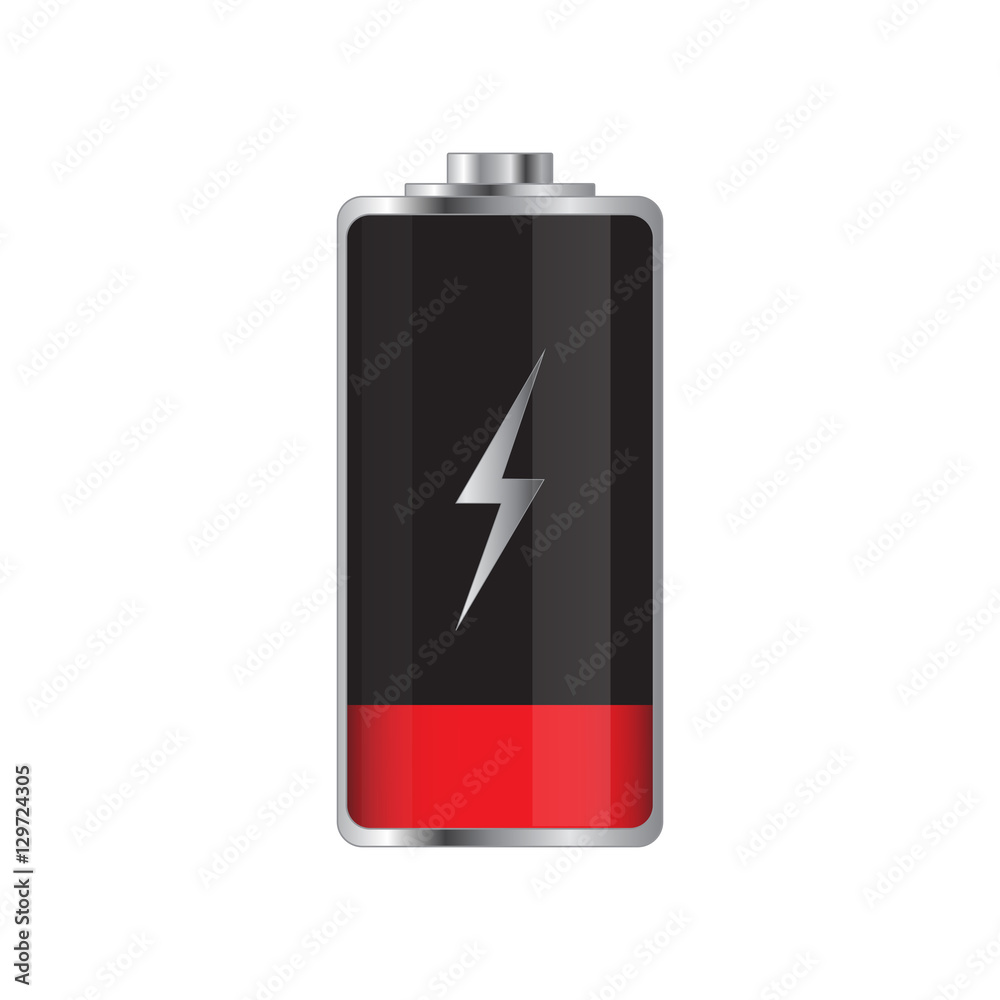 Low Battery Illustration Low Battery Illustration