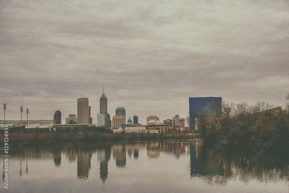 Naklejka premium Indianapolis Mid Winters Dream