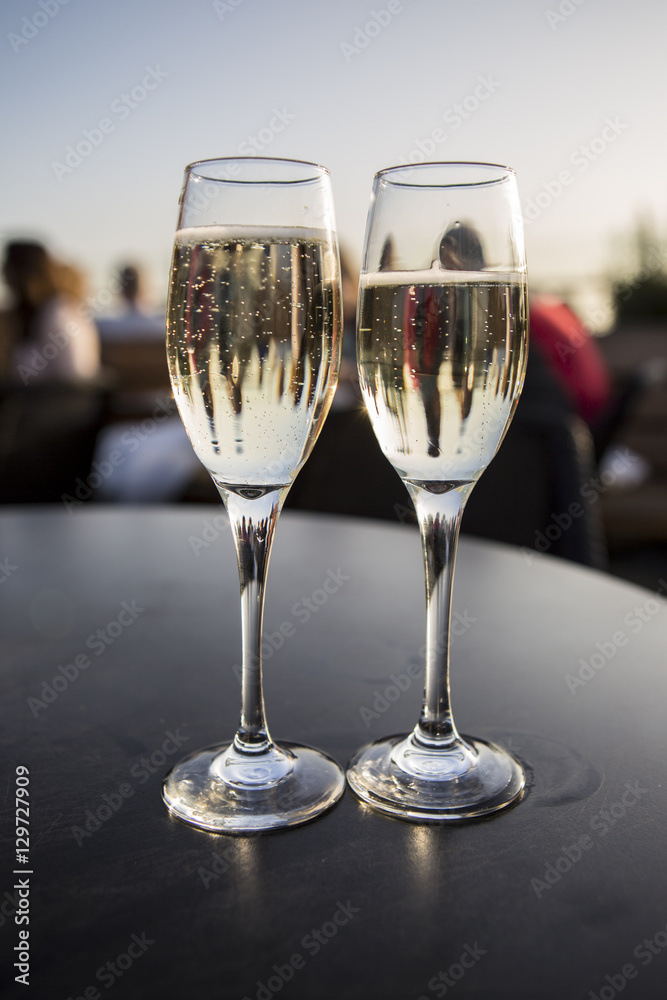 Party and celebration time with champagne Party and celebration time with champagne