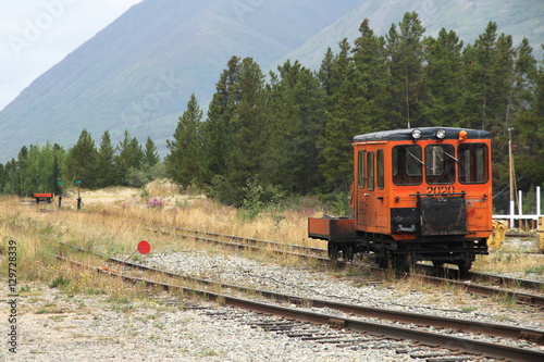 Train in the mountain - Carcross - Yukon - Canada