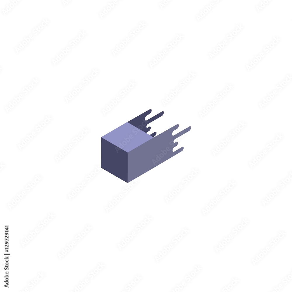 Delivery Box Logo Design Element Delivery Box Logo Design Element