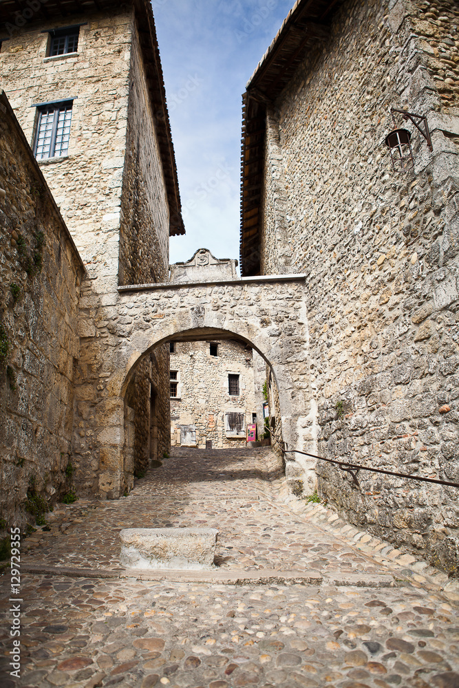 Medieval village of Perouges, France